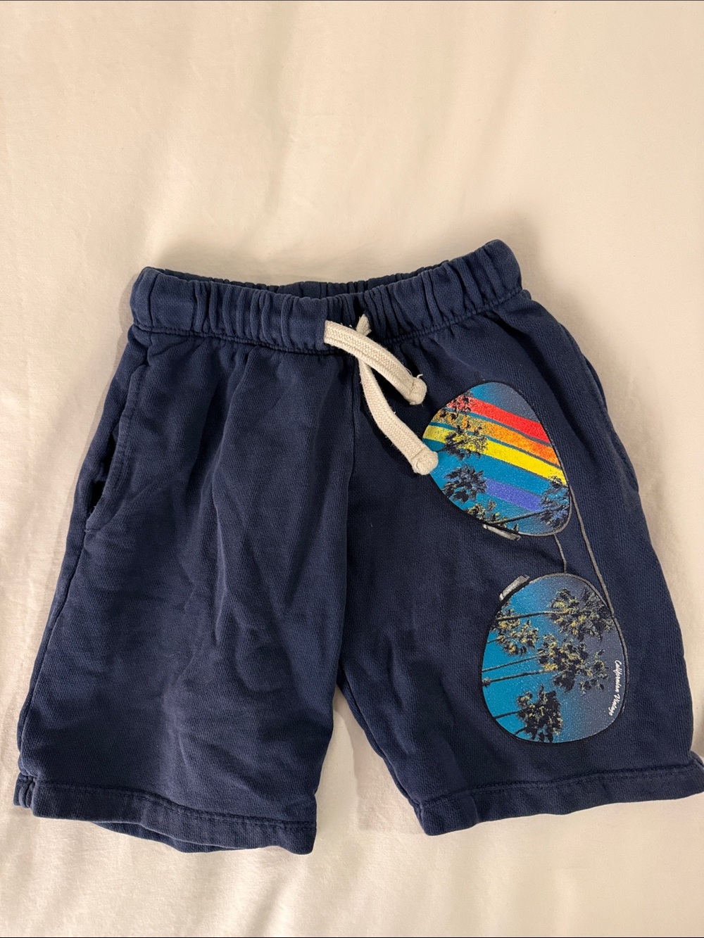 PAIR OF LIMITED EDITION SIZE 6 CALIFORNIAN VINTAGE DESIGNER SHORTS